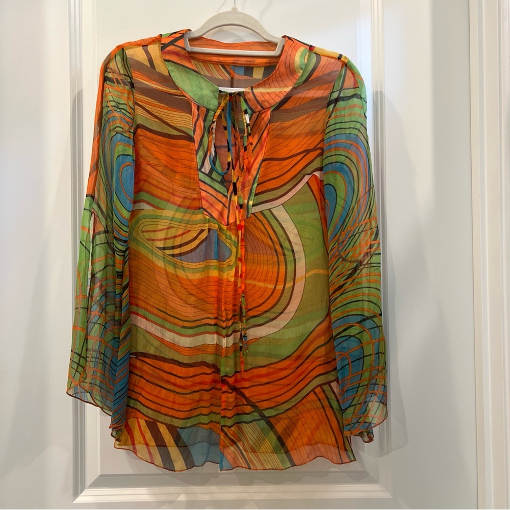 Colorful Abstract Women's Top
